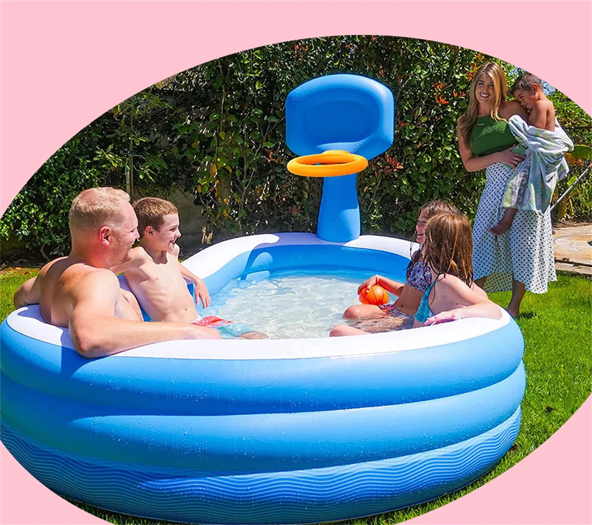 Blow Pool, Inflatable Up Swimming Pool