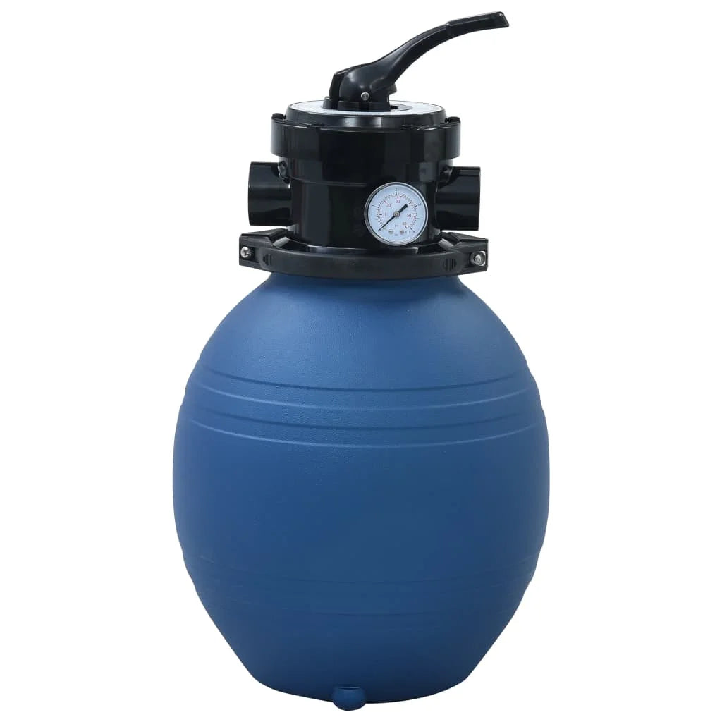 Pool Filter Blue 4 Sand Valve Position with 11.8"