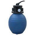 Pool Filter Blue 4 Sand Valve Position with 11.8"