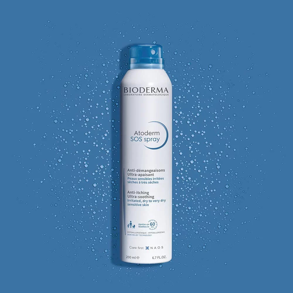 Anti-icthing for Bioderma reflex relief, 50ml AtodermSOS spray immediate