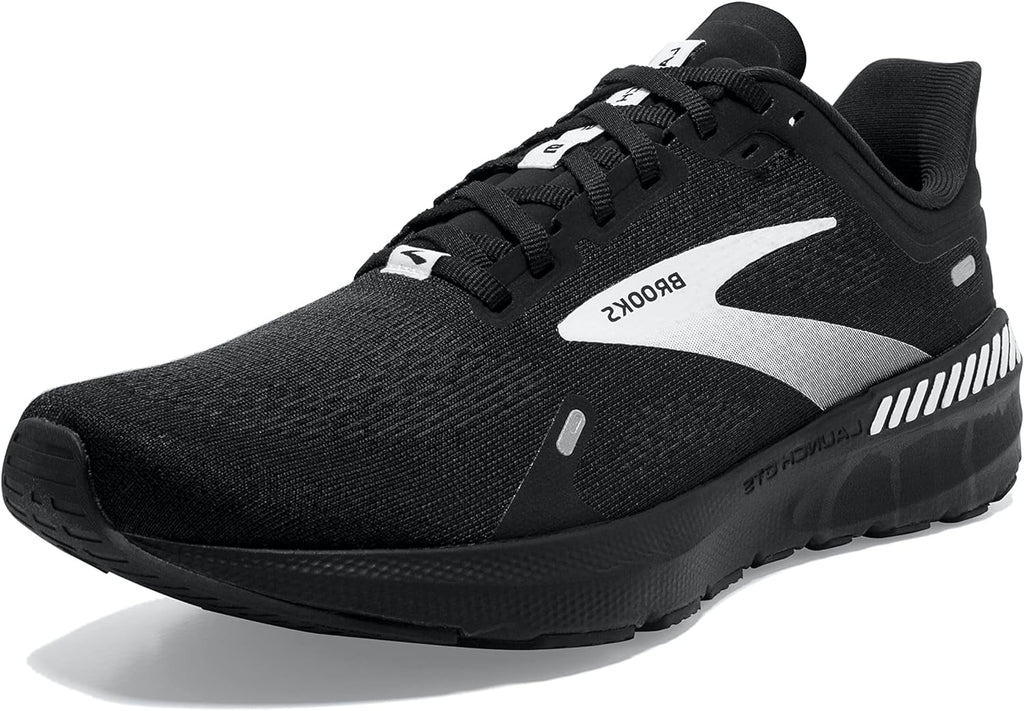 Launch s Brooks 9 Black/White Men Running Shoe Supportive 10