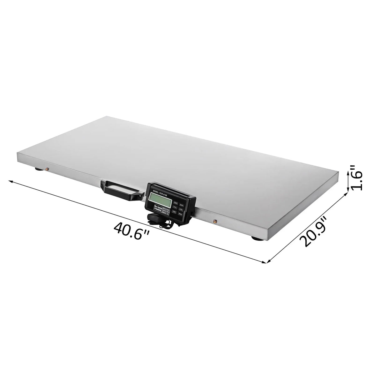 Large 0.2lbs Scale Animal Scale 700lbs Floor x Pet Platform Scale Industrial Scale Digital Weight Livestock Scales Goat Vet Pig Scale Large Scale Steel Scale Stainless 40.6x20.9Inch Dog