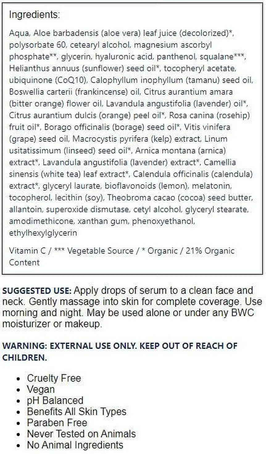 Beauty Serum, Vitality C, 1-Ounce without Cruelty Vitamin