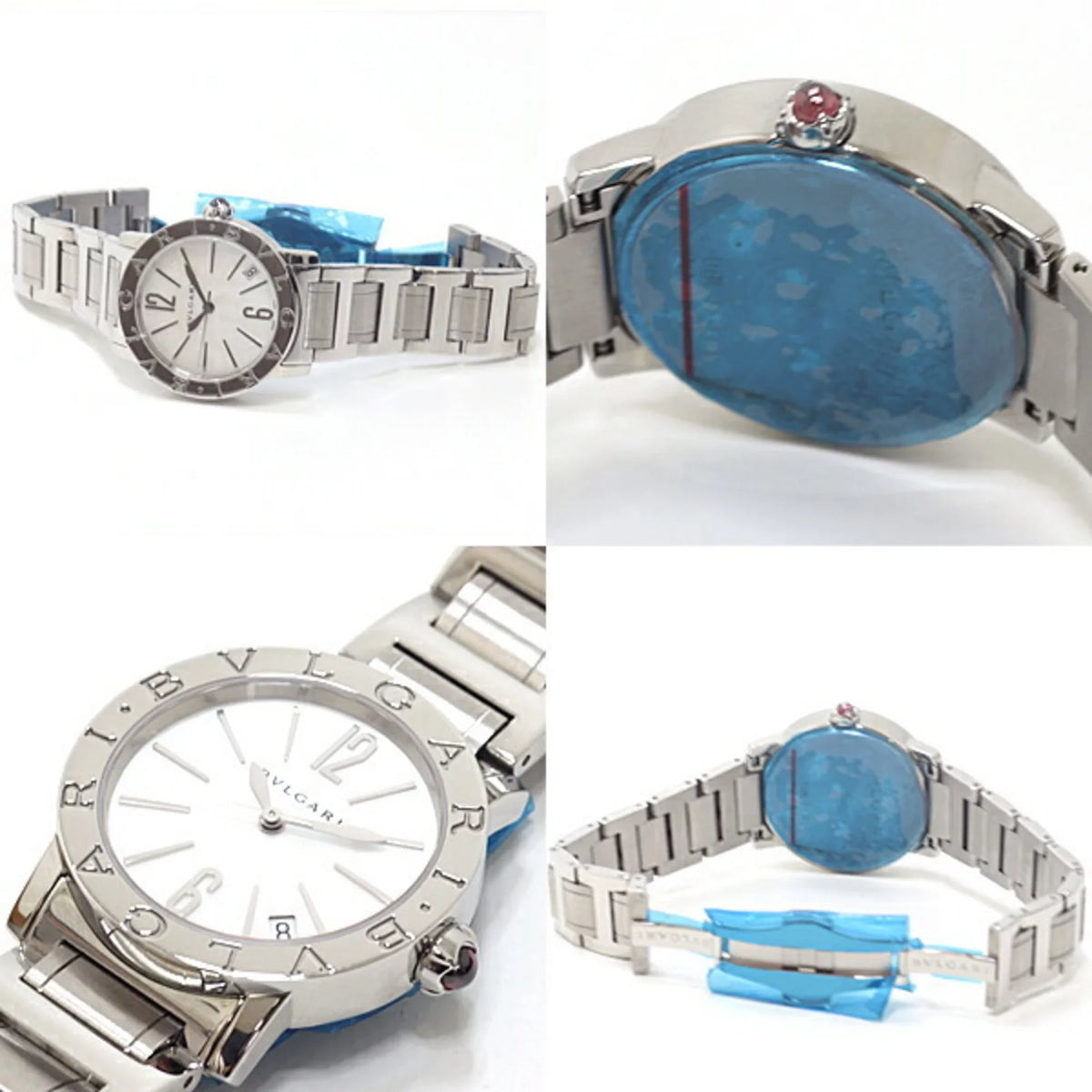 Pre-Owned White Winding Shell Watch Dial BBL33WSSD (Like New) Bulgari Boys Automatic