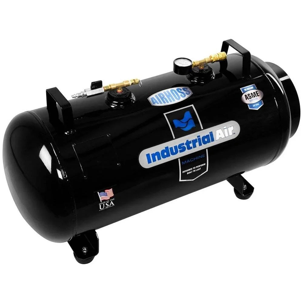 Tank 20 Industrial Horizontal Vertical Auxiliary Air AirHoss & Small Gallon Air