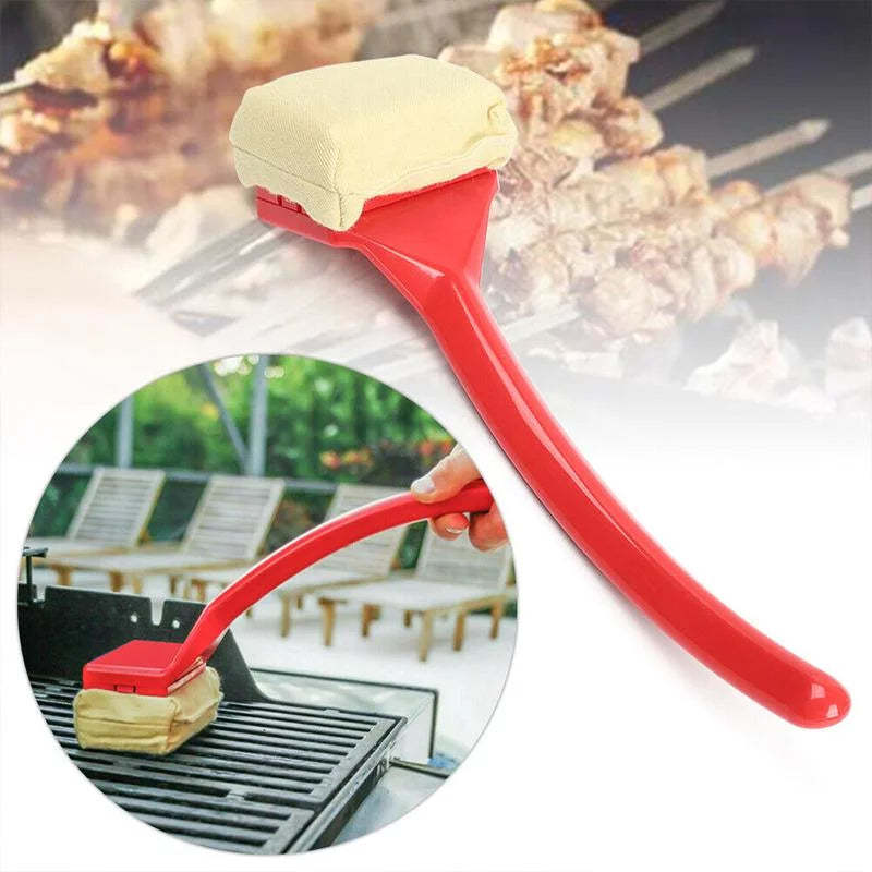 Free Outdoor Accessories Brush Scraper Tools Bristle Brush Grill Clean Cleaning Barbecue Scraper Cleaner Replaceable Kitchen For Cleaning Head