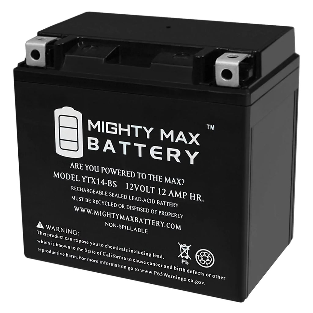 , F800ST, Battery YTX14- , for Replacement 07, 17-18 R,