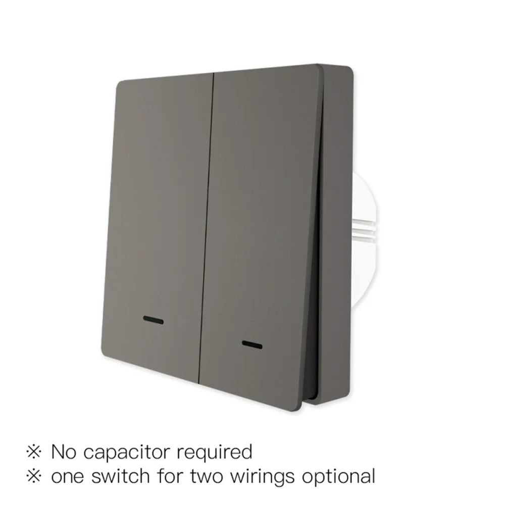 with/without Smart ZigBee 2/3 Light Life with Alexa Google Switch Neutral Way Wire Needed Tuya Smart Works 2mqtt Capacitor No