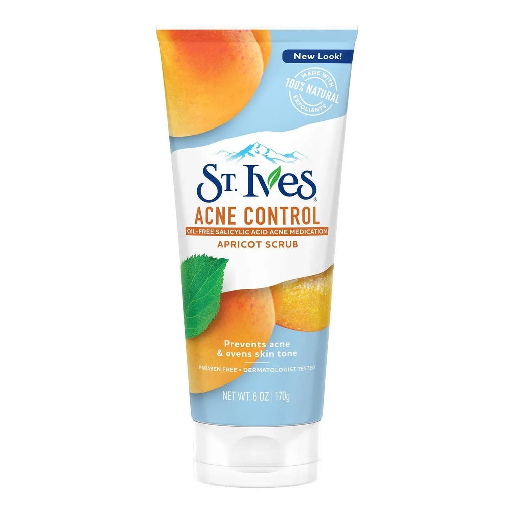 Prone / of (3) Scrub Acne And Ives oz St. Oily Control Apricot Pack Blackhead Skin Blemish 6