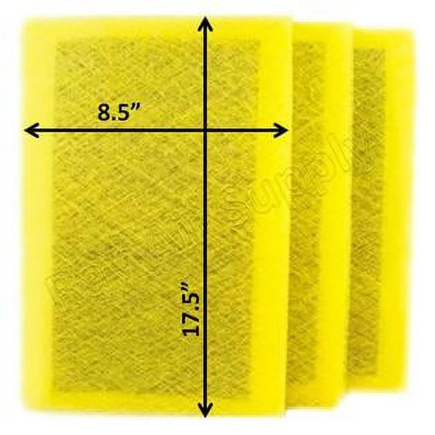 MicroPower with Air Pads 10x20 Cleaner Guard Filter (3 Pack) Fits Replacement