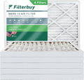 Filterbuy Filters Pleated Furnace Air (6-Pack) 13 18x25x2