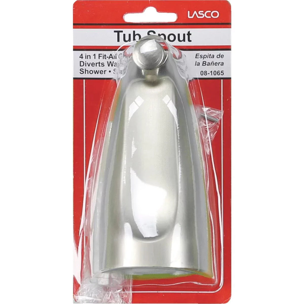 Nickel Satin 08-1065 Diverter Larsen Style Bath Tub Universal Supply Spout