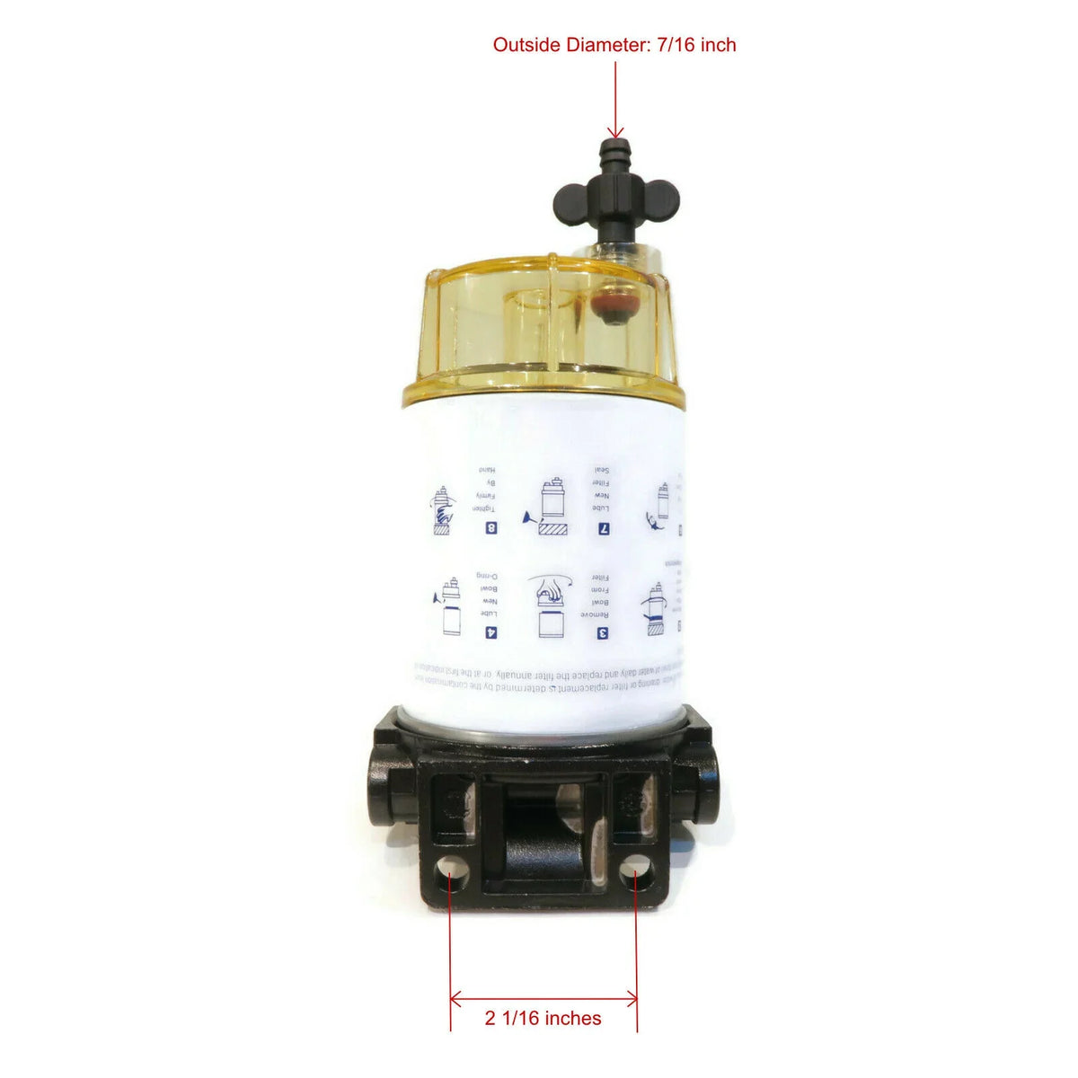 & Up | Fuel For SeaPro , 2B095049 Kit Shop Mercury Filter Separating 115 The Moisture