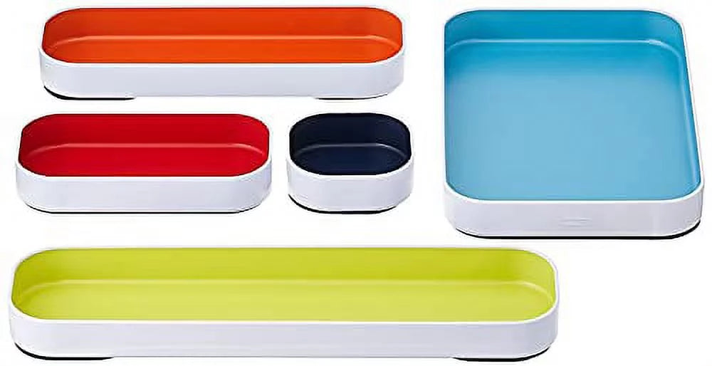 Drawer Seattle 1" Set Organizer By Three 5 Three 1" S/5 (52281),Multi of Multi