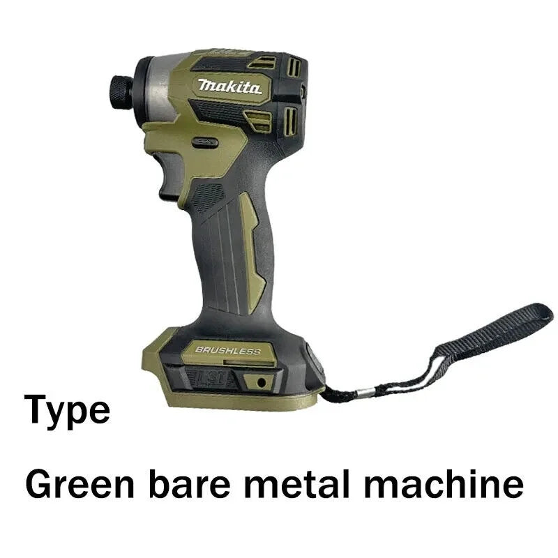 (Tool Motor Only)-Green Electric DTD173 Makita Brushless Drill Cordless 18V Driver Impact