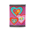 Flag Suede Hearts House Lovely