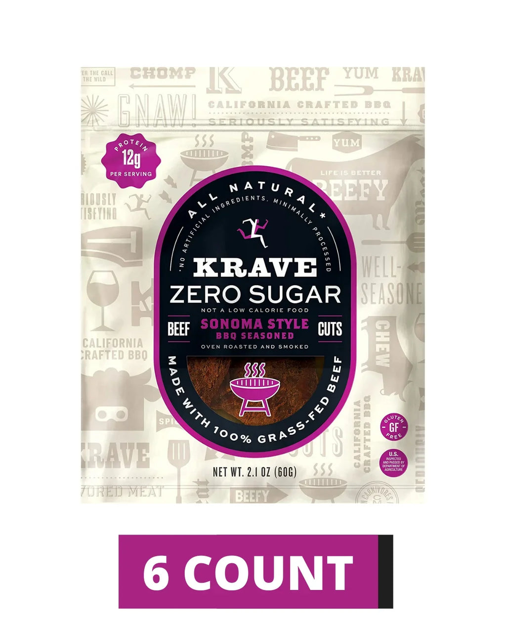 Jerky Sonoma Oz 2.1 Bbq, Krave: