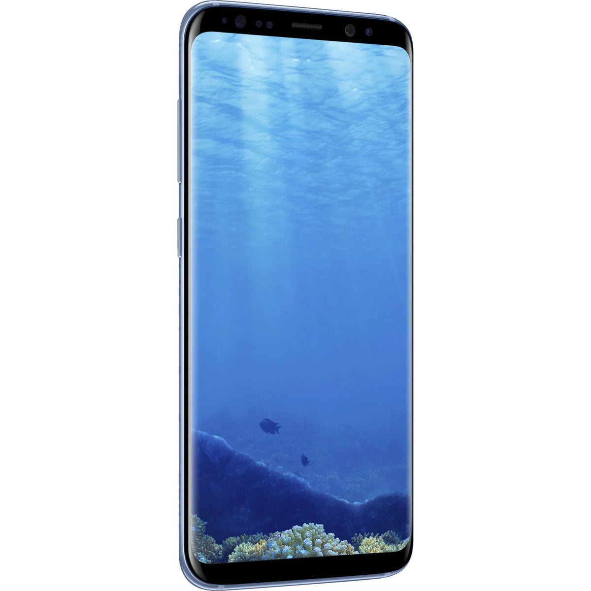 G950U 12MP U.S. - Unlocked Phone Blue Camera - S8 (Refurbished) Version Coral w/ Samsung Galaxy Restored 64GB