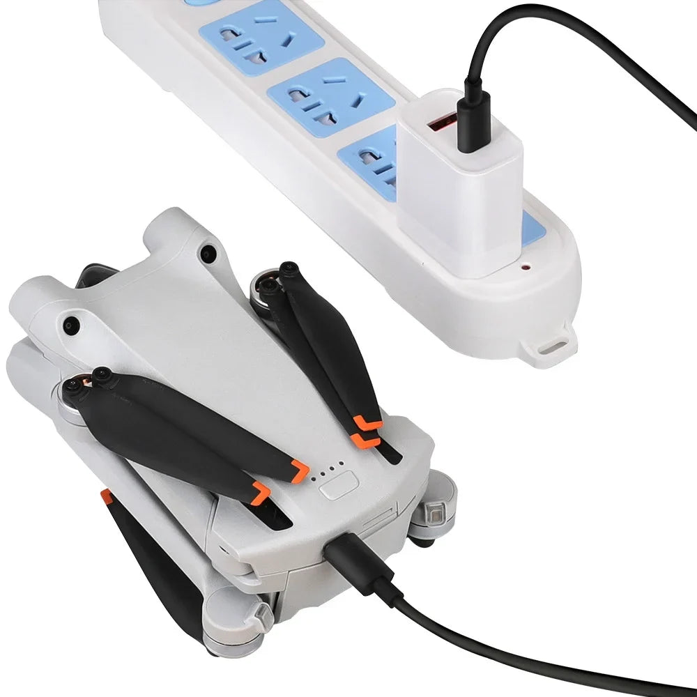 30W Dual-Port Parts Pro Type-C with Charging Cable 2/Mini for Mini 3 Charger Charging