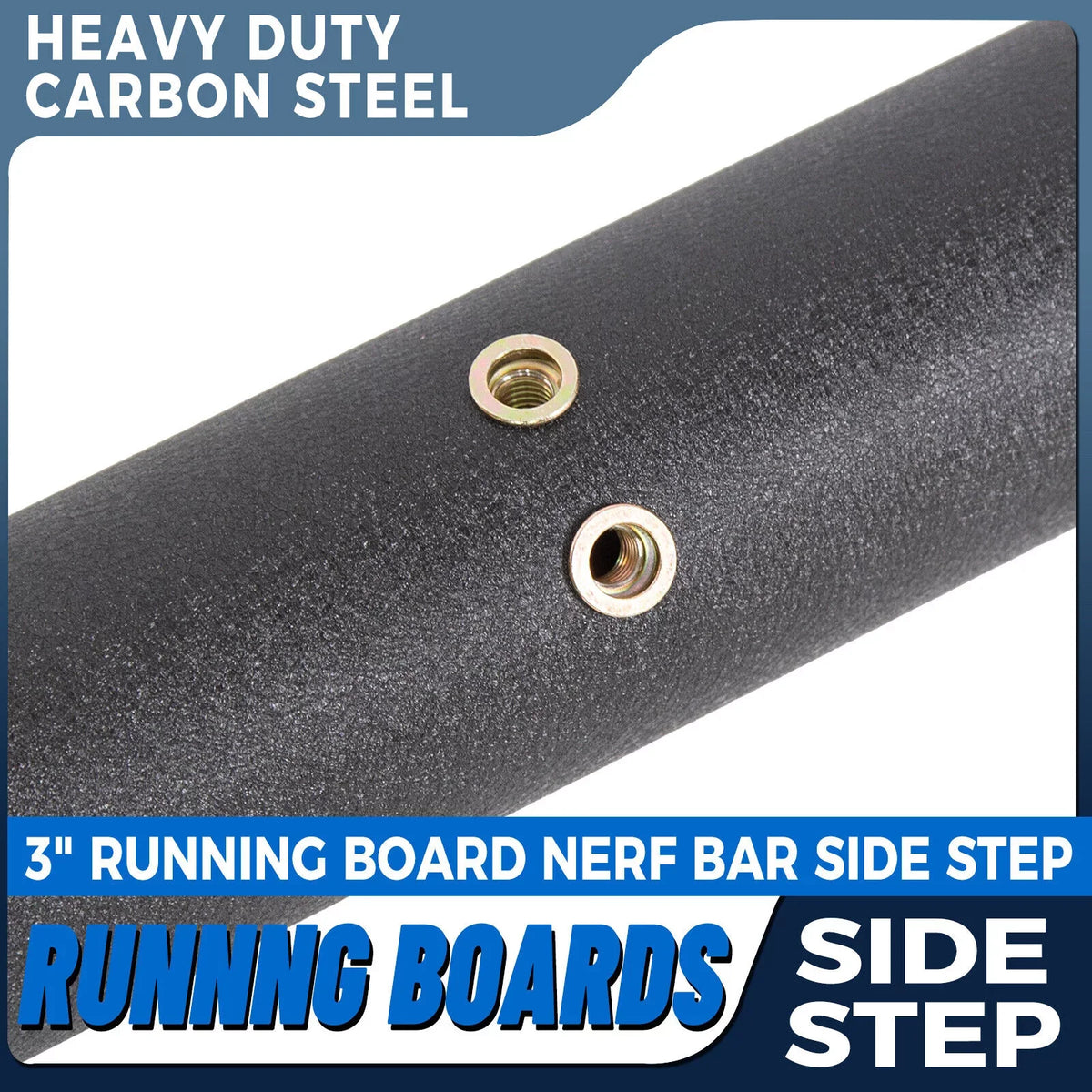 Side Steps Toyota Bar Cab Hoop Black Nerf Board Bars Dropped Door for Matte Tacoma Double/Crew 2005-2023 Running Steps Kojem