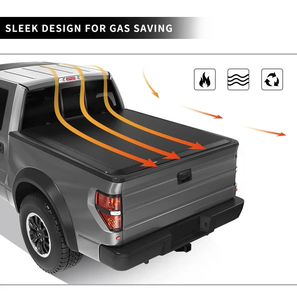 Soft 2021 ft Ranger Tri-fold 5 Tonneau 2020 Ledkingdomus Ford Truck Shield 2023 2022 2019 Bed Bed for
