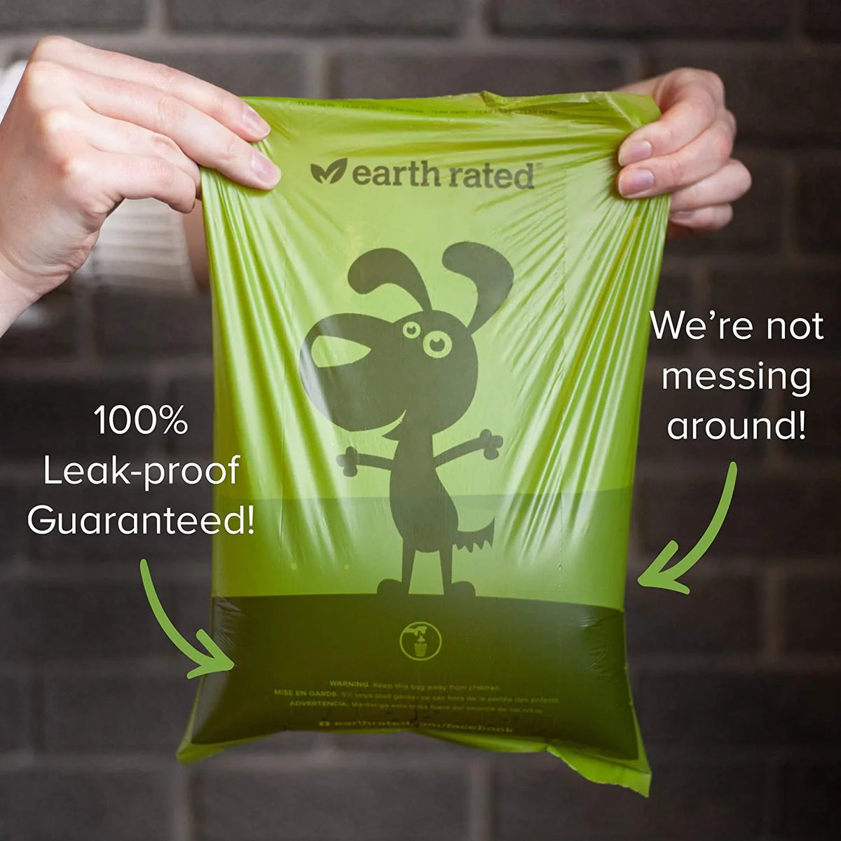Poop Inches Guaranteed x 9 Bag 13 Measures Poop Strong for Each Dog Extra Dog Rated Leak-Proof, Thick and Earth Dogs, Bags Poop Bags,