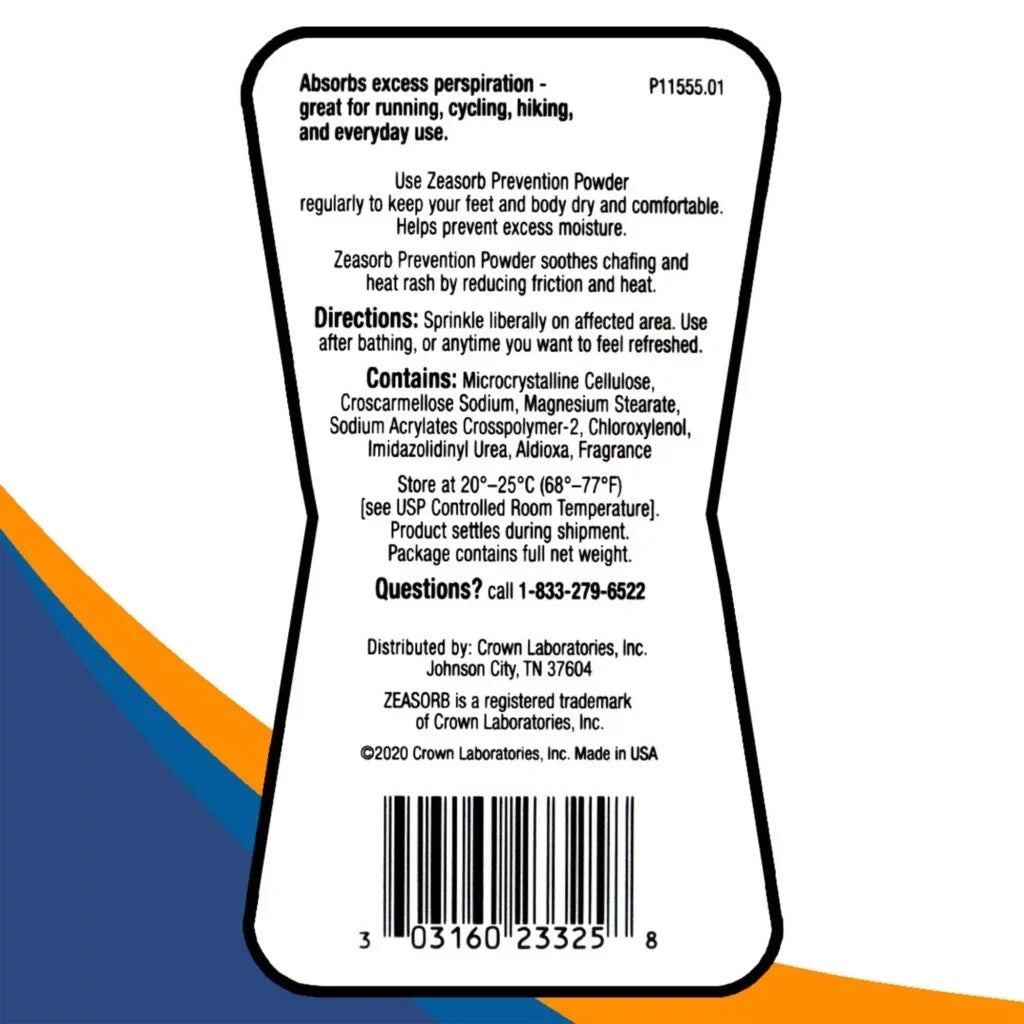 Zeasorb 6 Bottle - Super Each 2.5-Ounce Pack Powder Absorbent Prevention