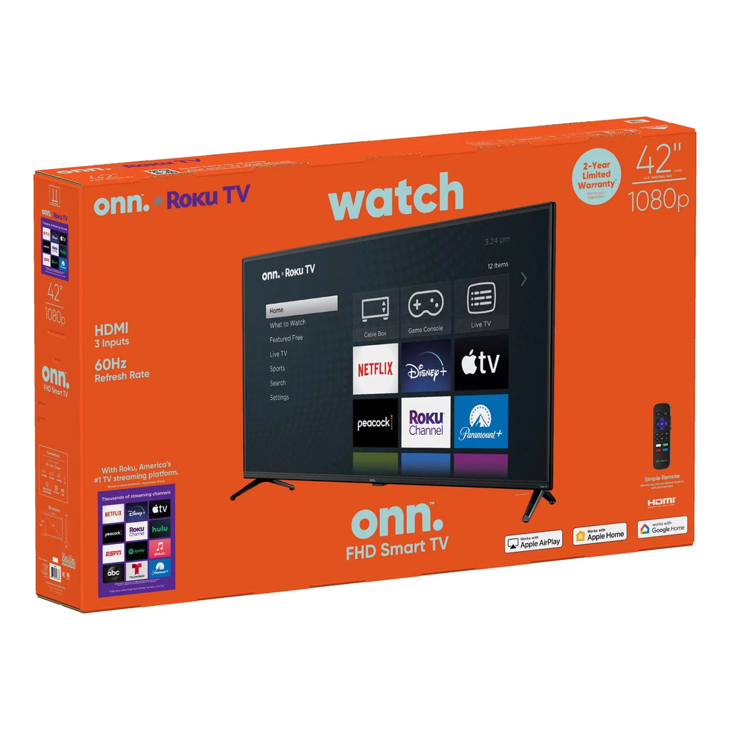 (100068372) Roku Smart (1080P) onn. 42” Class