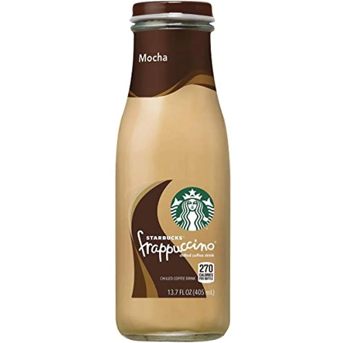 Mocha, 13.7Oz Frappuccino Starbucks Bottles Drink, (12 Coffee Pack)