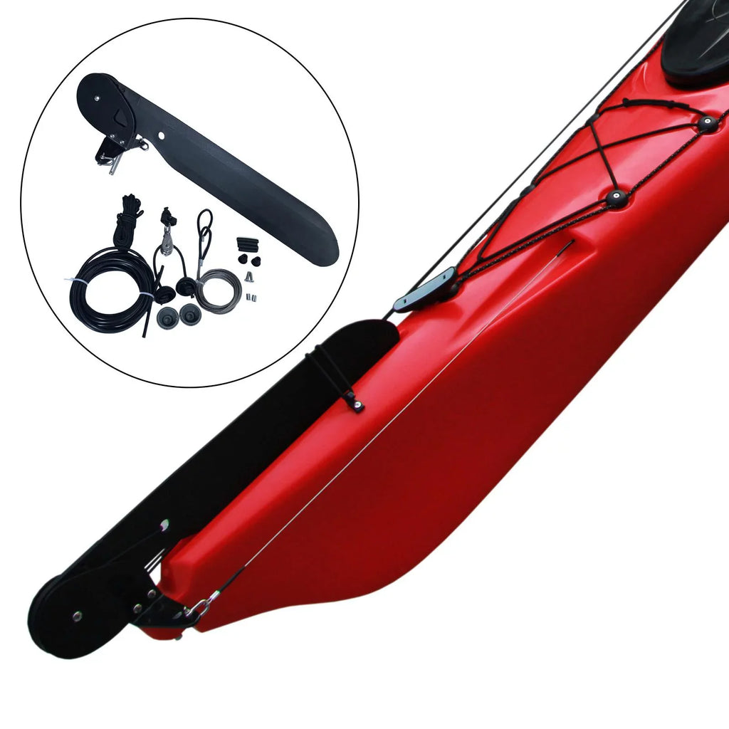 Nylon Rudder Kayak Parts Moisturecraft Control Accessories System Rudder, Vessel for Steering Kayak Canoe Foot Replacement Fishing