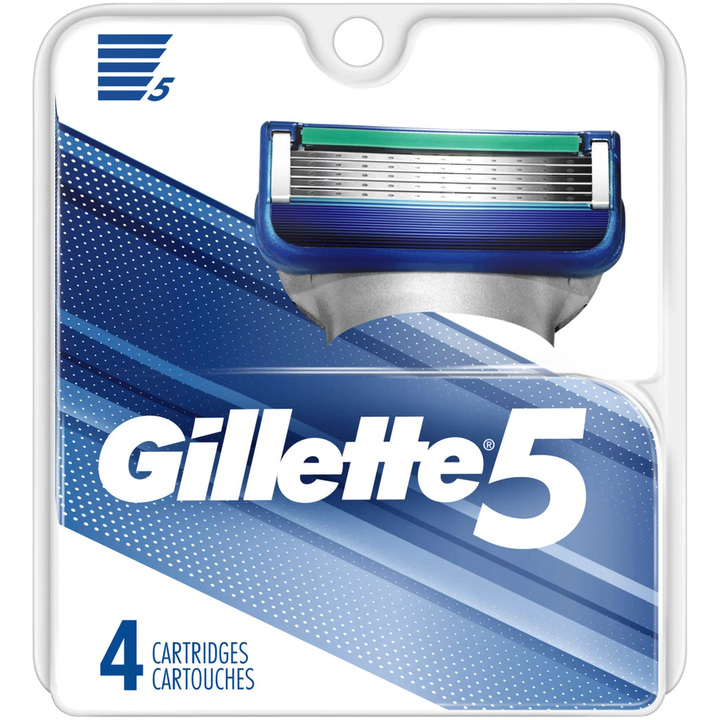 Blade Gillette5 Mens Count) Razor (Choose Cartridges Refill