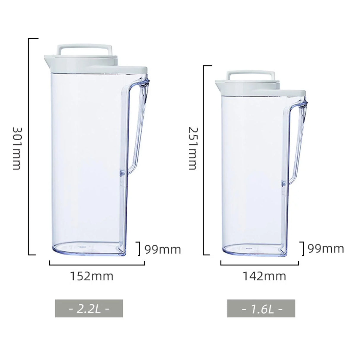 2200ML Screw Pitcher Lemonade Heat Beverage Cold Kettle & Moisture Defensive Lid Dispenser
