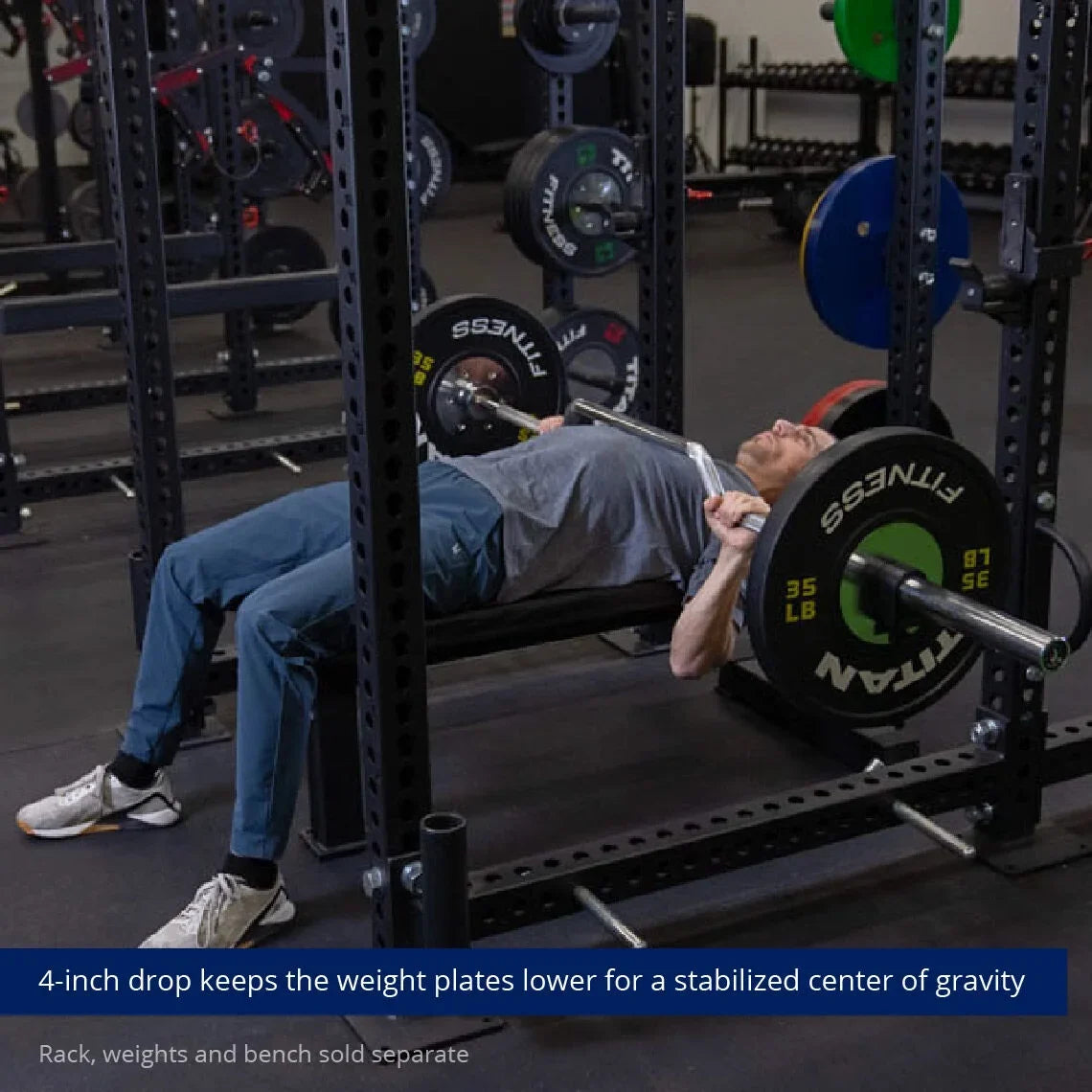 7 Bench Fitness Finish Press , Bar, Rated Olympic Cambered 600 Chrome Titan