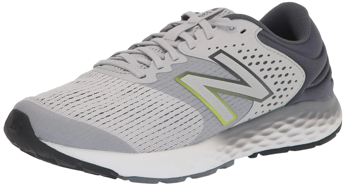 12 New 520 Shoe, V7 Balance Gray/Gray/Hilite, Running Men's