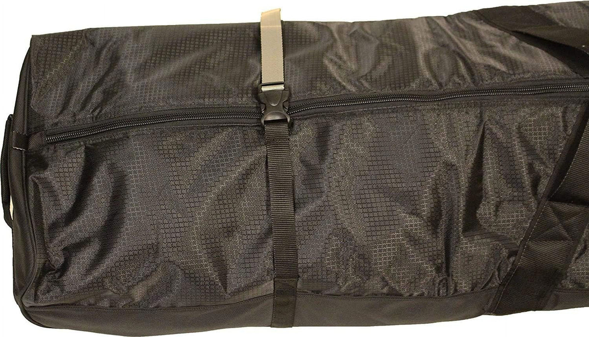 With Oversized Double Load, Padded Wheels Ski Double Bag, Air Rolling Easy … To For Travel, Ski Bag