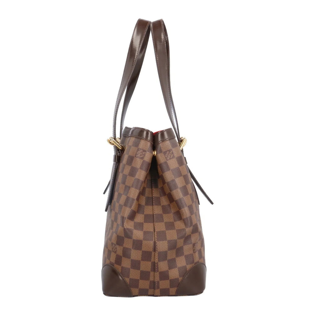Pre-Owned (Good) BRB03130000004147 Louis Canvas Damier Hampstead Bag Women's Vuitton N51204 Brown Shoulder