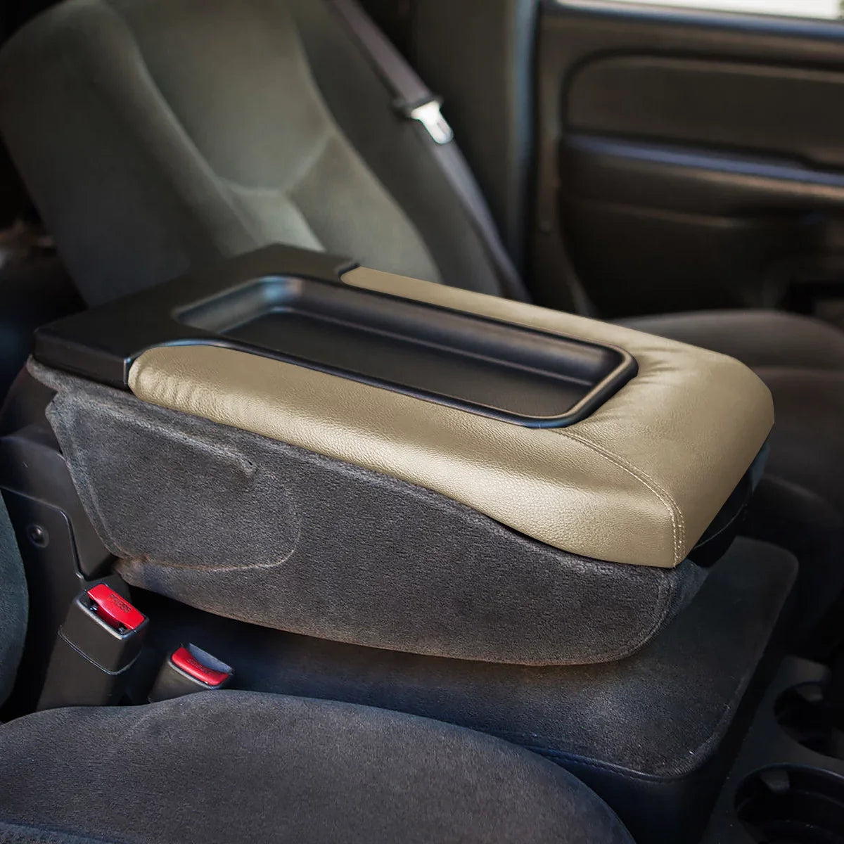 2001 06 Truck For Console 2007 Sierra 03 Beige Escalade 02 Armrest Center 05 Assembly Silverado Lid Pickup to 04 Repair Kit
