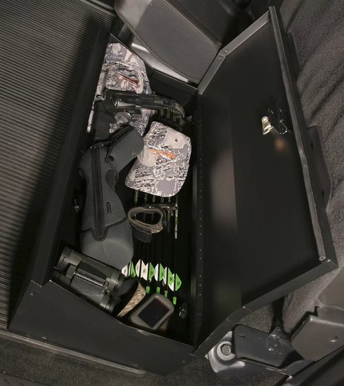 '- Black; Ford Security F150 Lockbox Products Length; Tuffy Under 2009-2014 SuperCrew Seat 287-01 2/3