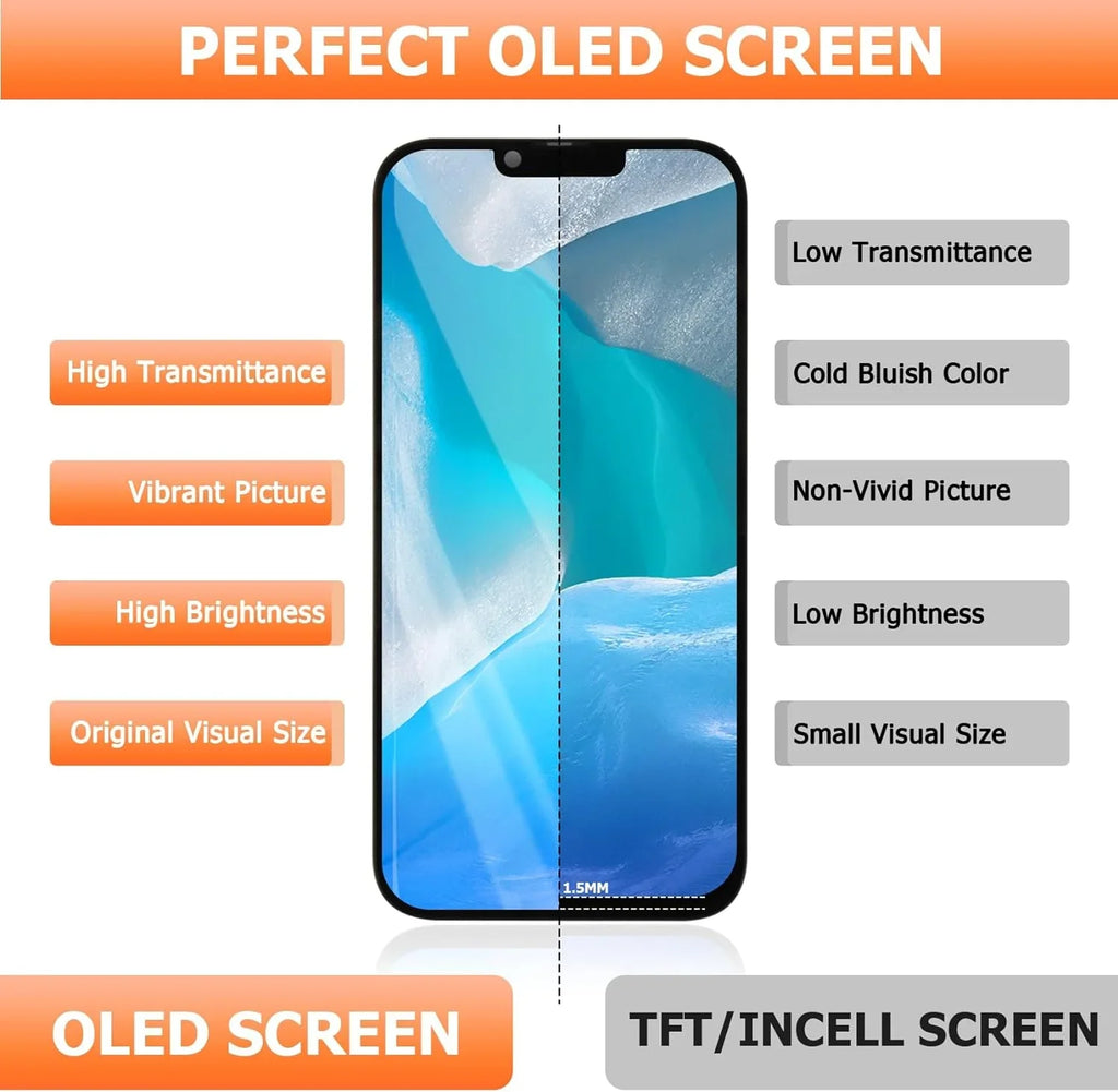 8T+ Oneplus for 8T Touch Repair KB2005 KB2003 Part Fingerprint) KB2000 Replacement Screen 5G Digitizer (Support KB2001 Display Assembly Screen