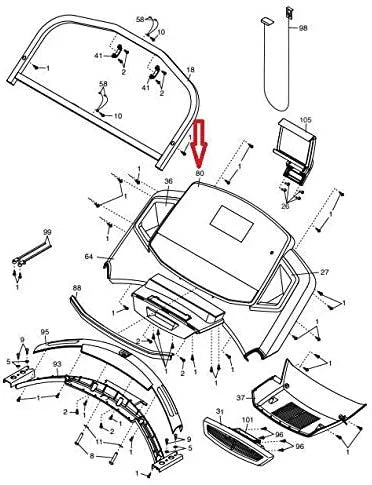 Proform Console Works Health 900 Icon 394995 Assembly with Treadmill Display Fitness, & Inc. Premier