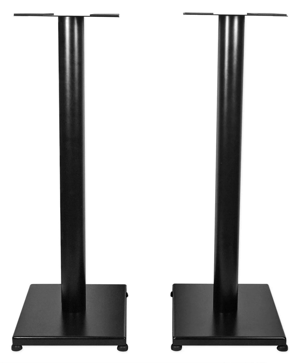 Bookshelf Studio Speaker Black Steel Monitor Stands and Rockville - 29" Pair RS29B