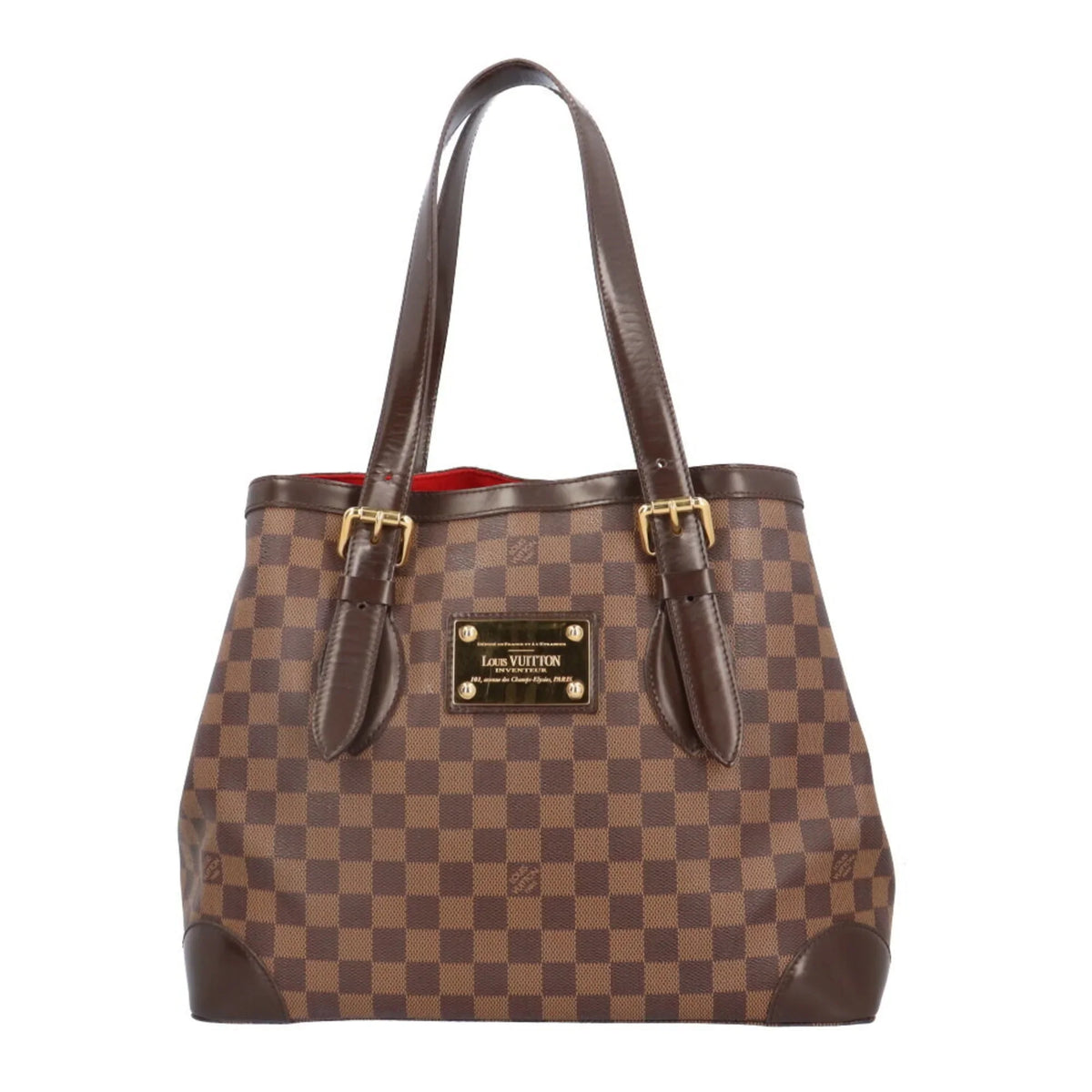 Pre-Owned (Good) BRB03130000004147 Louis Canvas Damier Hampstead Bag Women's Vuitton N51204 Brown Shoulder