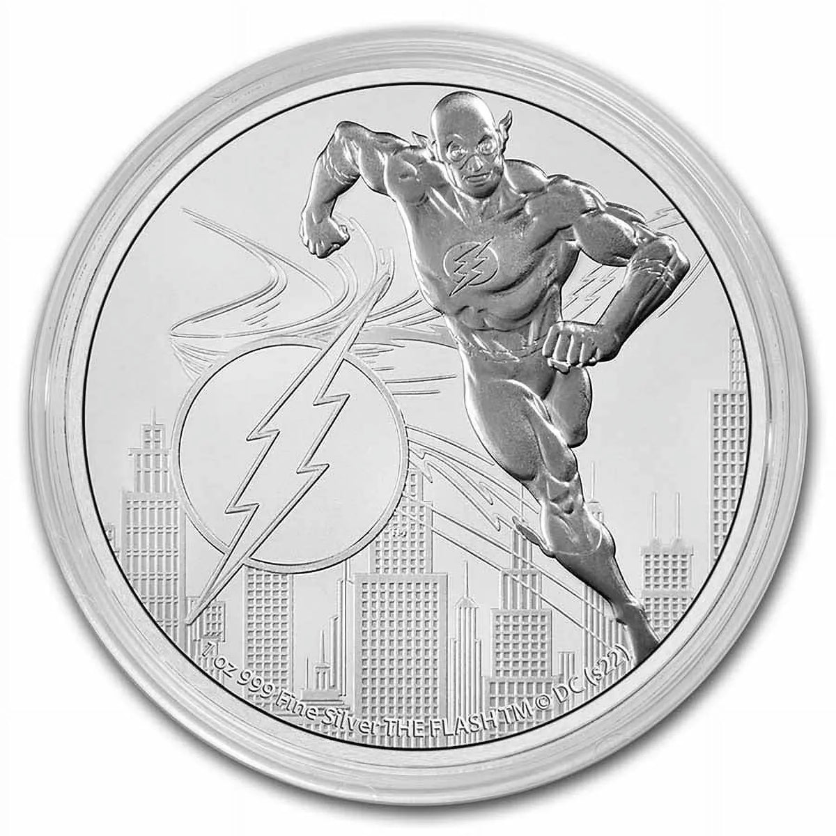 The $2 1 League: Silver oz 2022 Niue Justice Flash Comics