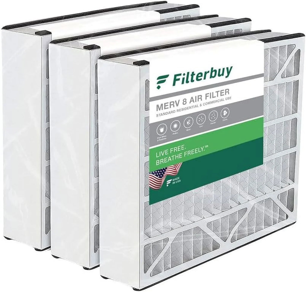 for Skuttle, Air Trion Bear, Furnace Air Pleated and Filterbuy 8 20x25x5 (3-Pack) Filters Ultravation Generalaire,