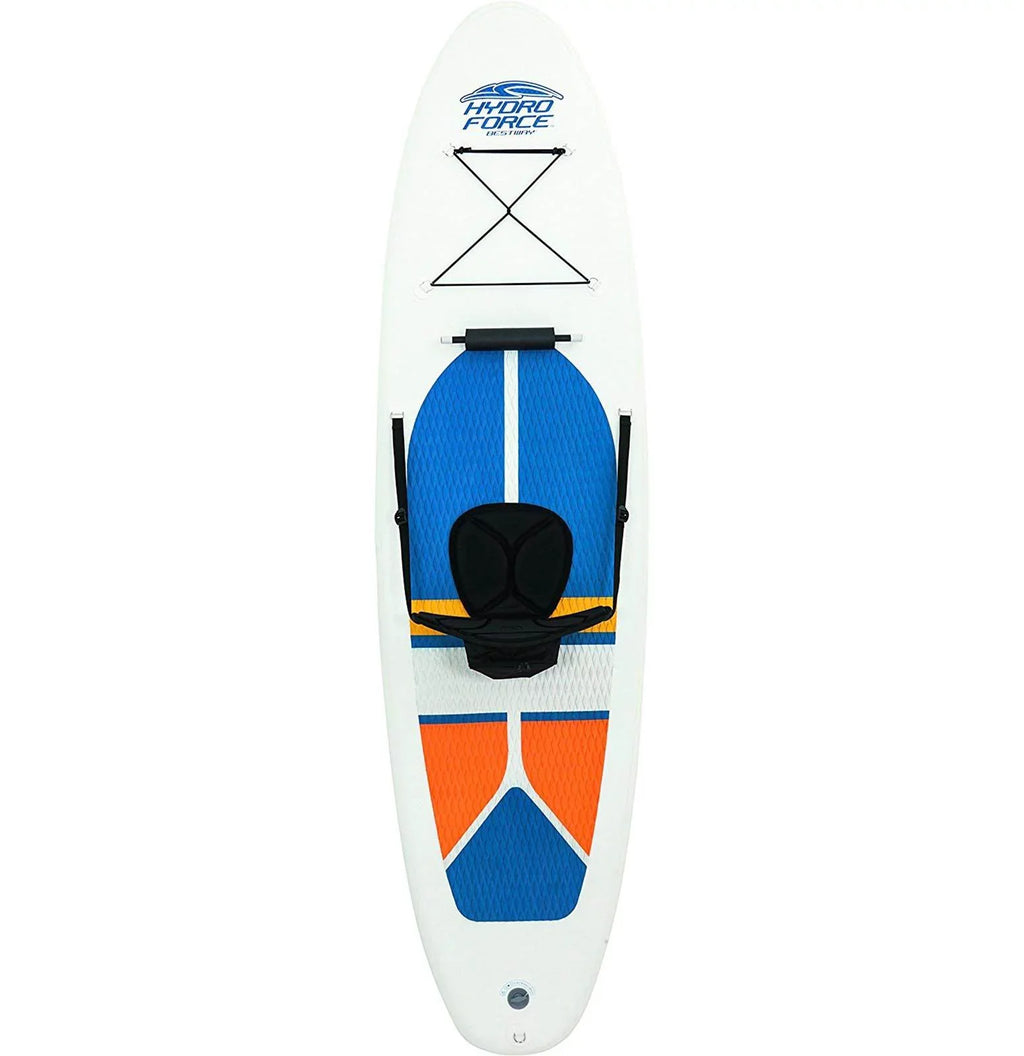 Stand Up Paddle Hydro-Force 10' White Bestway Inflatable Cap (2 Board Pack)