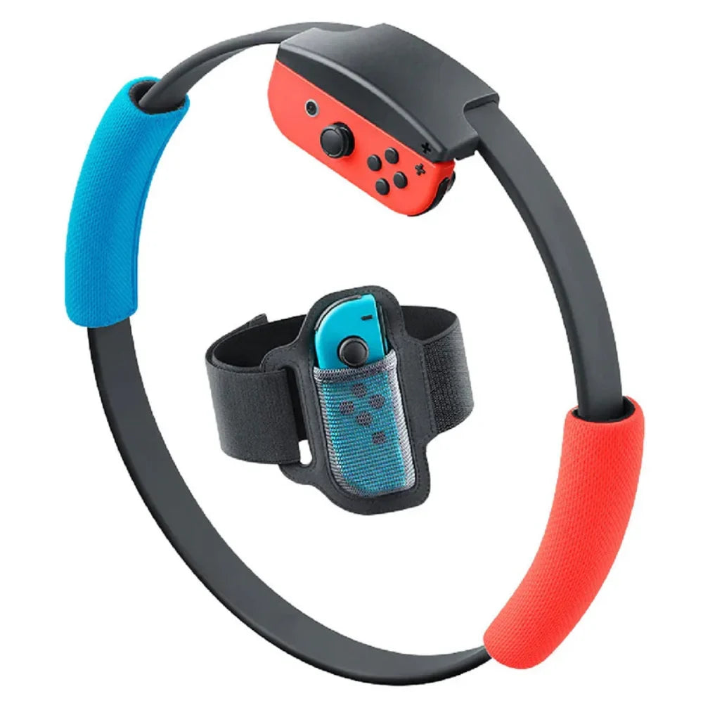 Ring Yoga Somatosensory Game Sport Nintend Ring Leg Anti-Slip Switch For Grips For Adjustable Strap Fitness Set