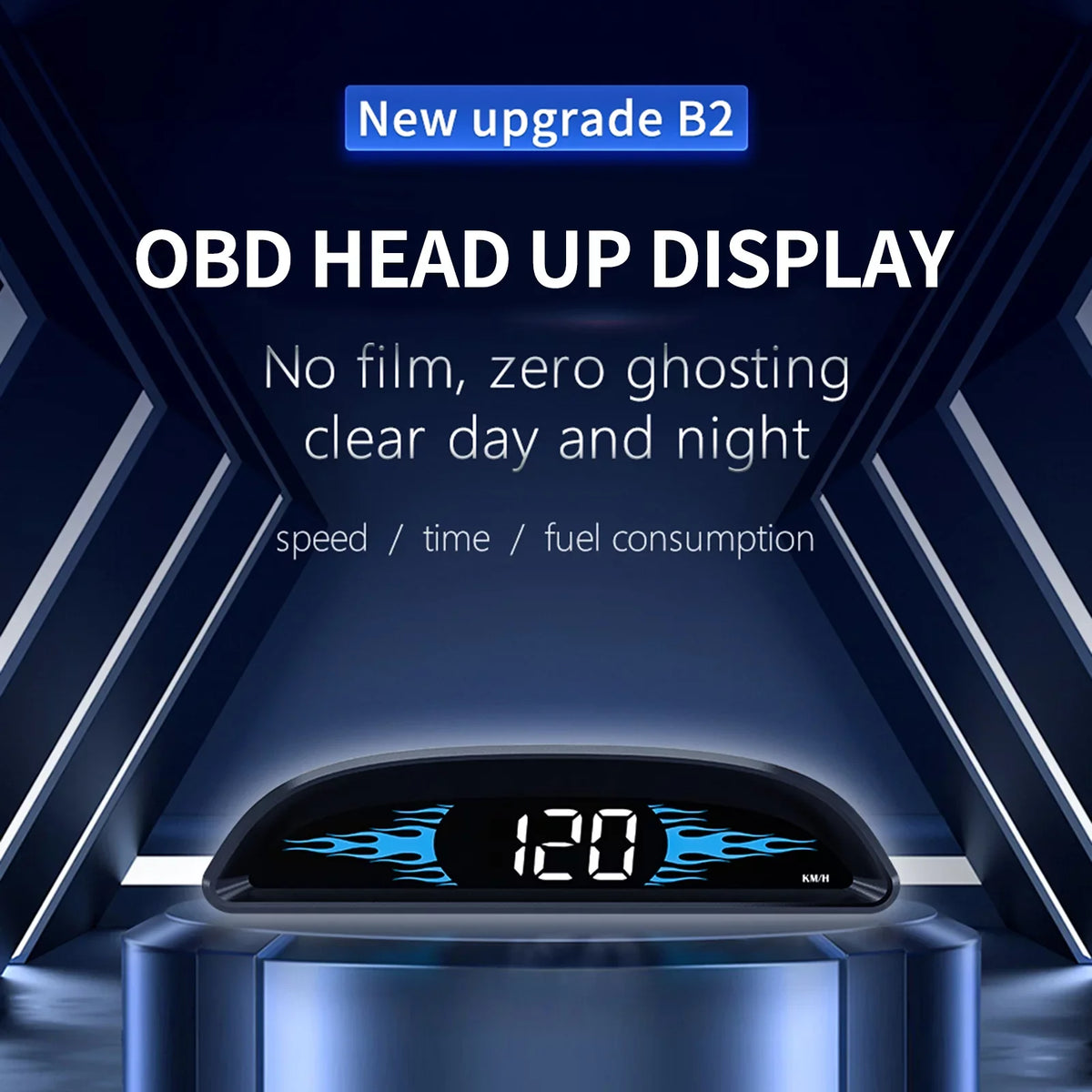 Detector Driving Diagnostic for Precise Data Speedometer Head-Up Multi-Function Display, Car Apexeon