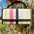Handle Top Canvas Color Stripe Roulette Stripe Kate Spade Multi Crossbody