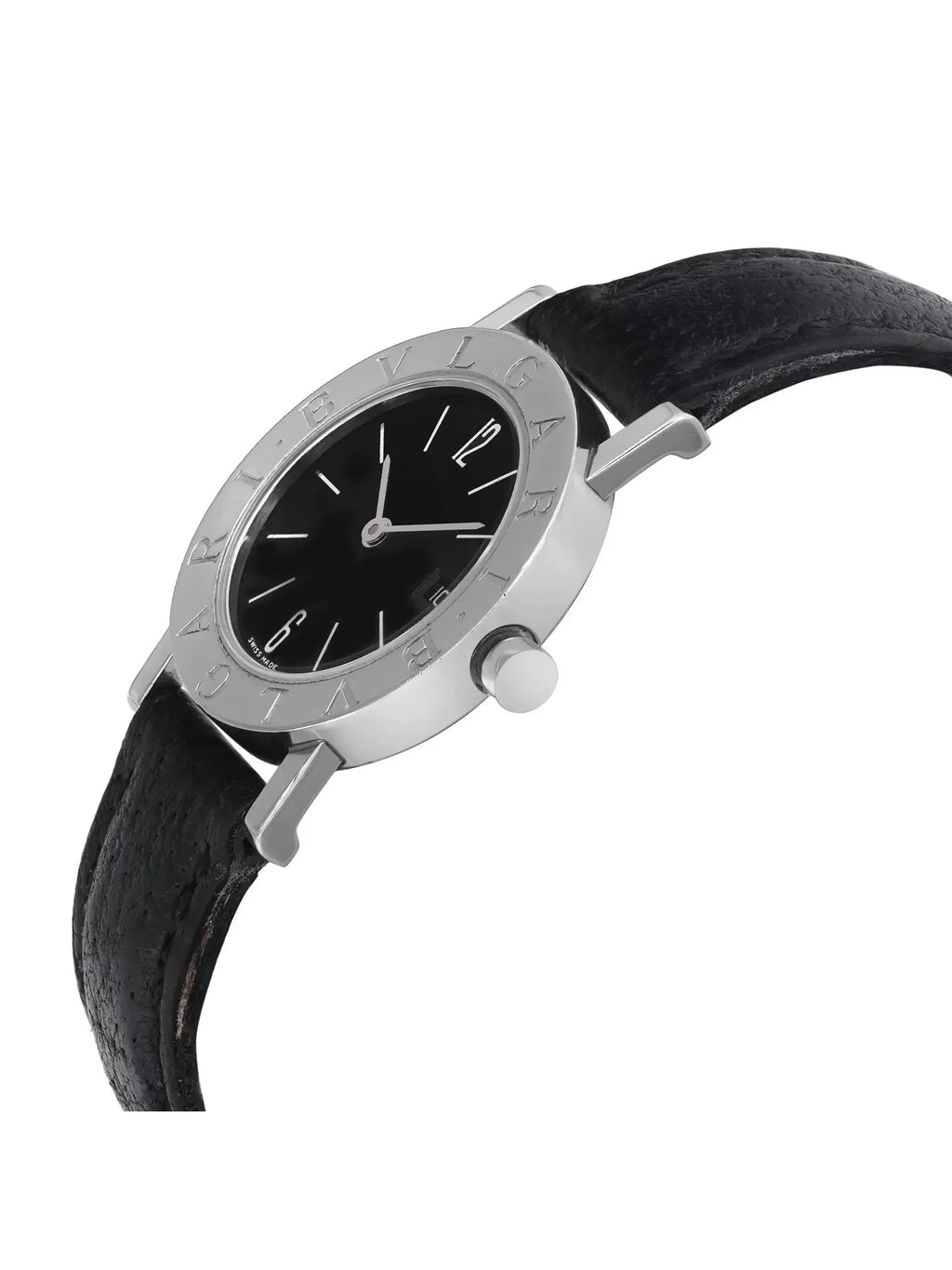 Ladies Bvlgari Watch 26mm Dial 26 Quartz Bvlgari Steel Black