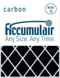 Carbon Pack) (4 Odor 10 Accumulair 14x18x1 Filter Eliminating Air